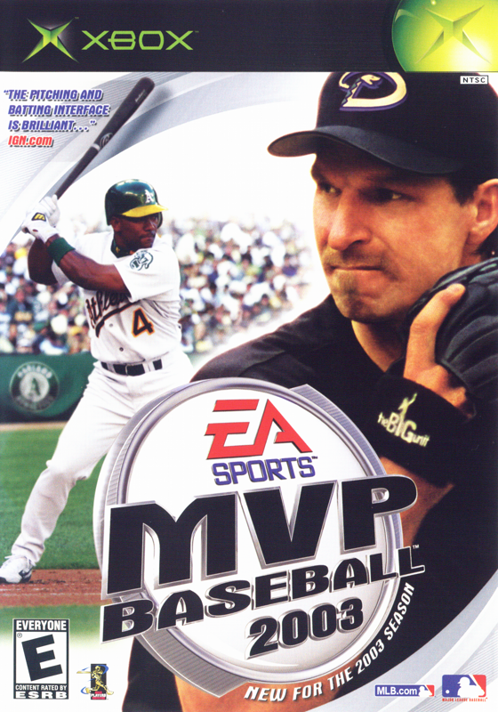 MVP Baseball 2003 box art for Xbox